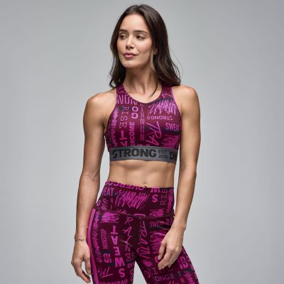 STRONG iD Z-Lift High Neck Cross Back Bra