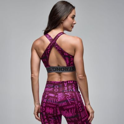 STRONG iD Z-Lift High Neck Cross Back Bra