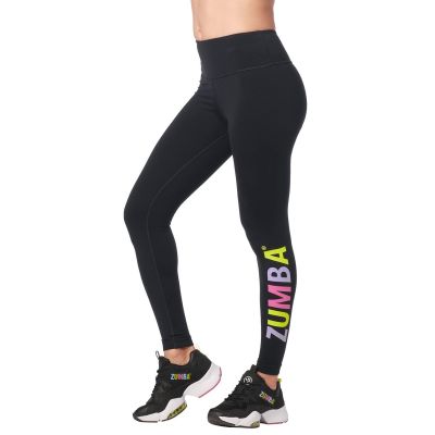 Made With Zumba Love High Waisted Ankle Leggings