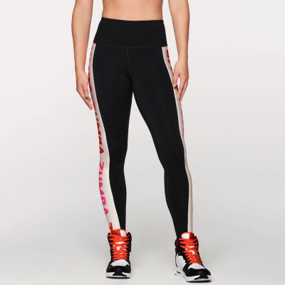 Zumba Forever High Waisted Panel Ankle Leggings