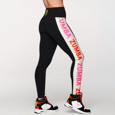 Zumba Forever High Waisted Panel Ankle Leggings