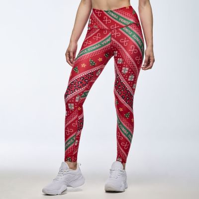 Zumba Holiday High Waisted Ankle Leggings