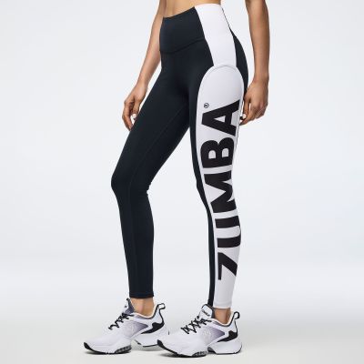 Zumba Basic High Waisted Ankle Leggings With Inserts