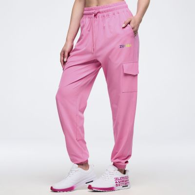Pastel Woven Cargo Pants