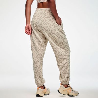 Zumba Modal Knit Slouch Cargo Pants - Beige
