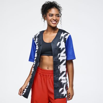 Zumba Amour Baseball Button-Up Jersey