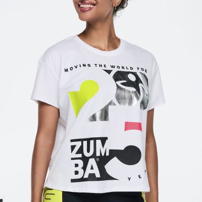Zumba 25 High Low Crew Neck Top