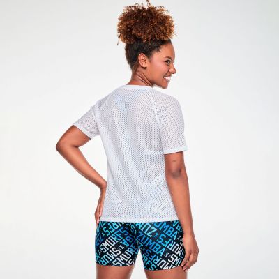 Zumba X The Smurfs Mesh Raglan Sleeve Top