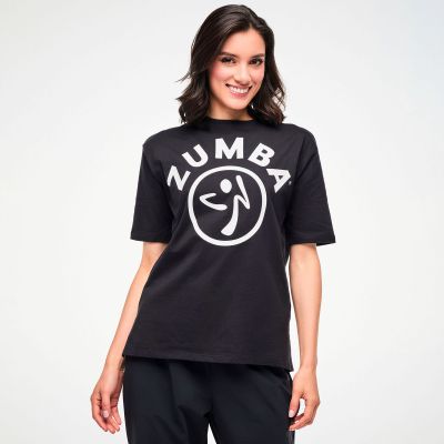 Zumba Basic Boxy Top - Black