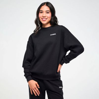 Zumba Basic Oversized Waffle Sweatshirt