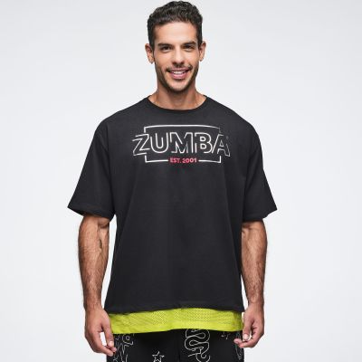 Zumba 25 Men's Tee With Double Layered Hem