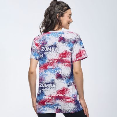 Apres Zumba Unisex Crew Neck Tee - Blue