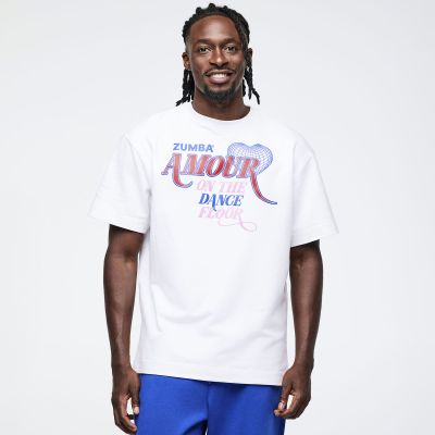 Zumba Amour Oversized Crew Neck Top