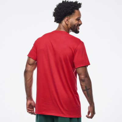 Zumba Holiday Unisex Crew Neck Tee - Red