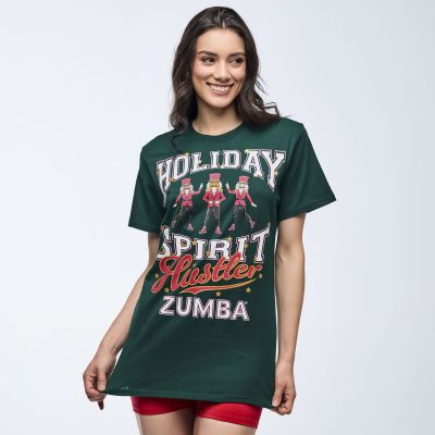 Zumba Holiday Unisex Crew Neck Tee - Teal