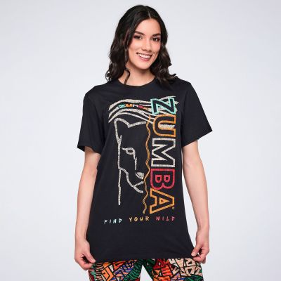 Wildbeat Unisex Crew Neck Tee - Bold Black