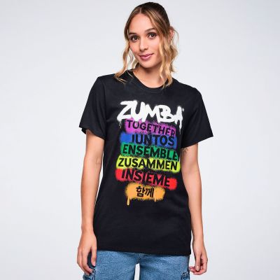 Pride Unisex Crew Neck Tee - Black