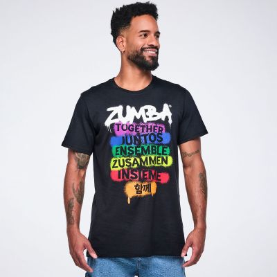 Pride Unisex Crew Neck Tee - Black