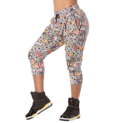 I Want My Zumba Cropped Harem Pants