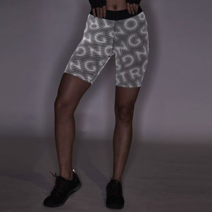 Reflective Print Biker Shorts 