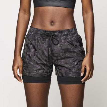 Reflective Camo Compression Shorts