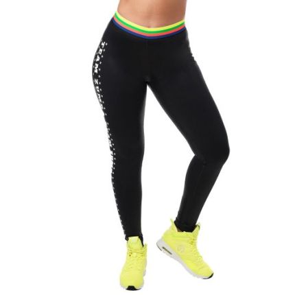 For Zumba Lovers Ankle Leggings-Black-XS