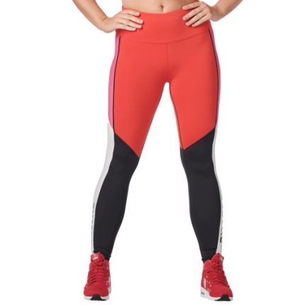 High Waisted Color Blocked Leggings