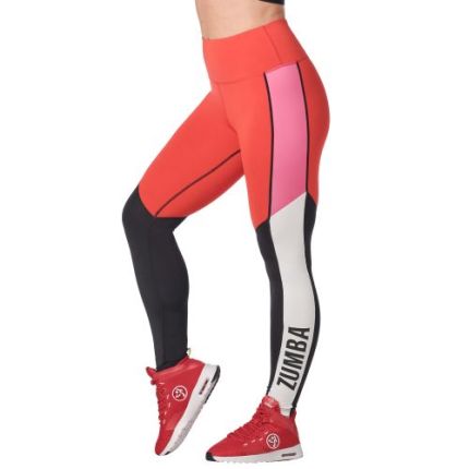 High Waisted Color Blocked Leggings