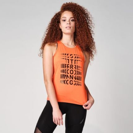 Cut Out Knit Power Tank Or