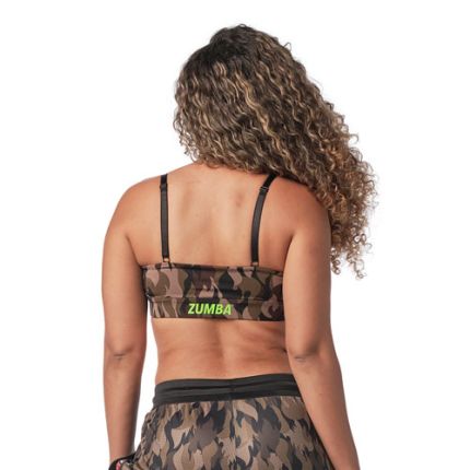 Zumba Camo Flame Bra