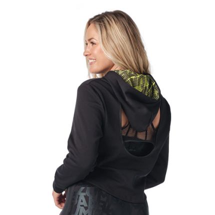 Zumba Cut-Out Back Hoodie B
