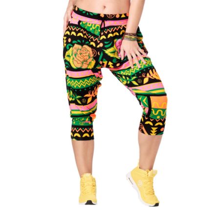  Zumba Dance Tribe Capri Harem Pants