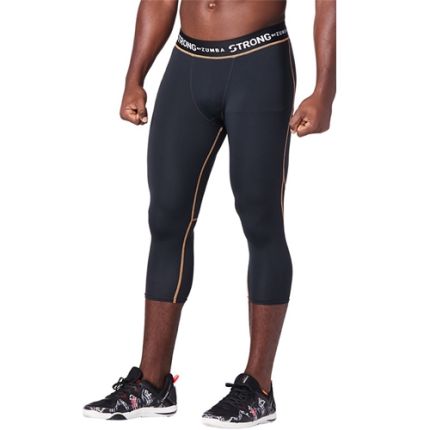Squat Sync Sweat Men's Crop Leggings   - Χρώμα Black - Μέγεθος M