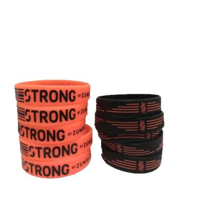 STRONG By Zumba Rubber Bracelets 10pk