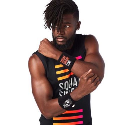 Squat Sweat Sync Wristbands 2pk