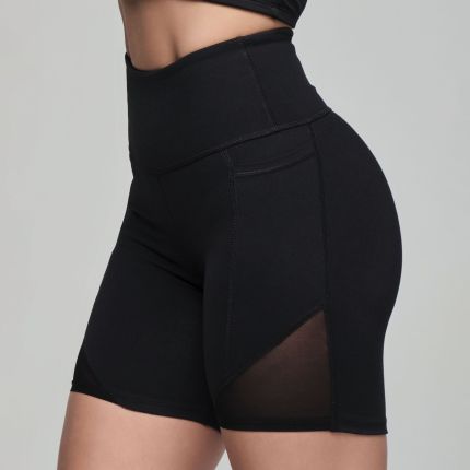 Strong ID Electric High Waisted Biker Shorts With Pockets