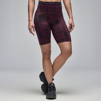 STRONG iD Z-Lift High Waisted Biker Shorts - Red