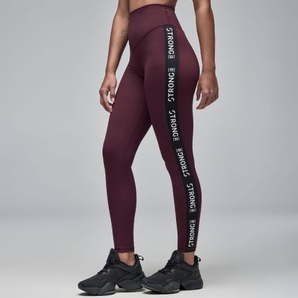 STRONG iD Ultra High Rise Ankle Leggings - Red