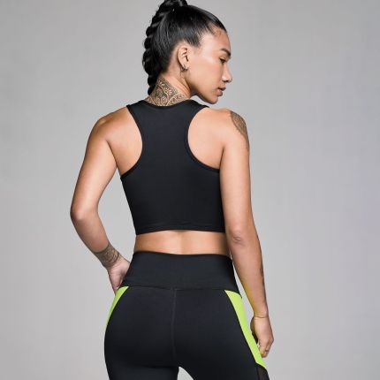 STRONG iD High Neck Lined Crop Tank