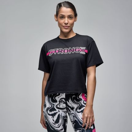 STRONG iD Boxy Top W Mesh Back