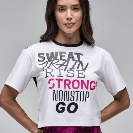 STRONG iD Boxy Top W Mesh Back