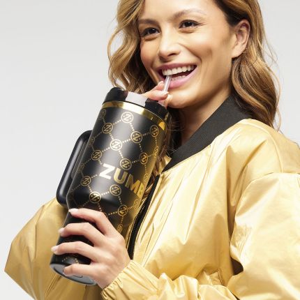 Zumba Insulated Cup With Straw