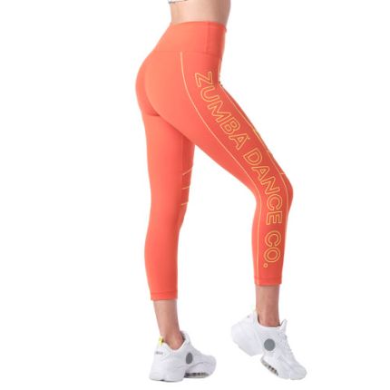 Zumba Dance Co. High Waisted Crop Leggings