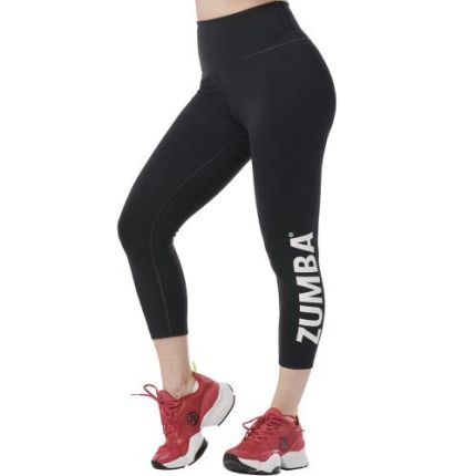I Love Zumba High Waisted Crop Leggings