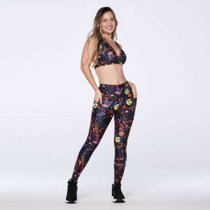 Club Zumba High Waisted Ankle Leggings