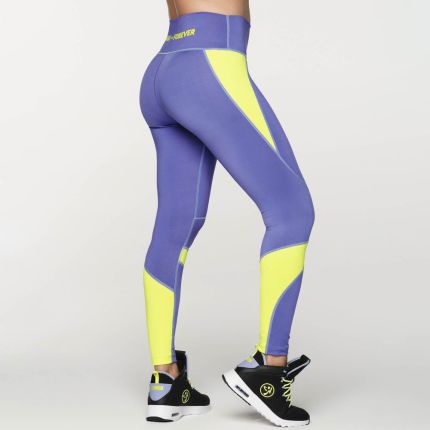 Zumba Color High Waisted Ankle Leggings