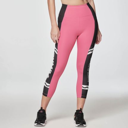 Zumba X Crayola Dance In Color High Waisted Crop Leggings