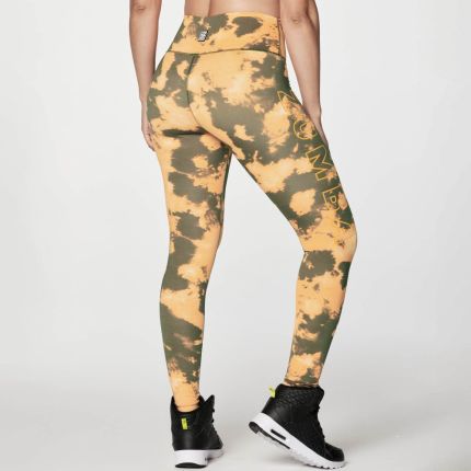 Zumba Move Tie-Dye High Waisted Ankle Leggings B