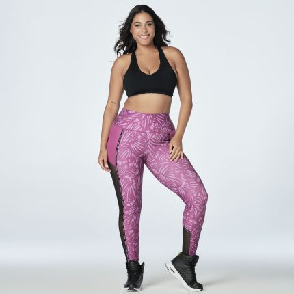 Zumba Butterfly High Waisted Ankle Leggings
