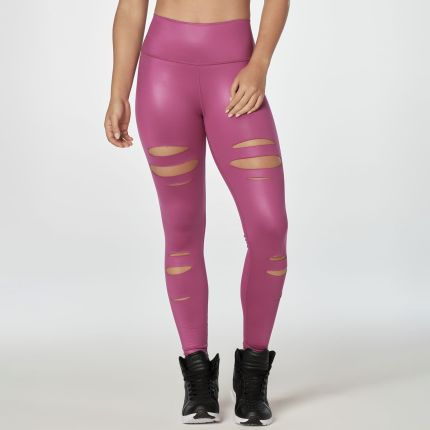 Zumba Transform High Waisted Slashed Ankle Leggings